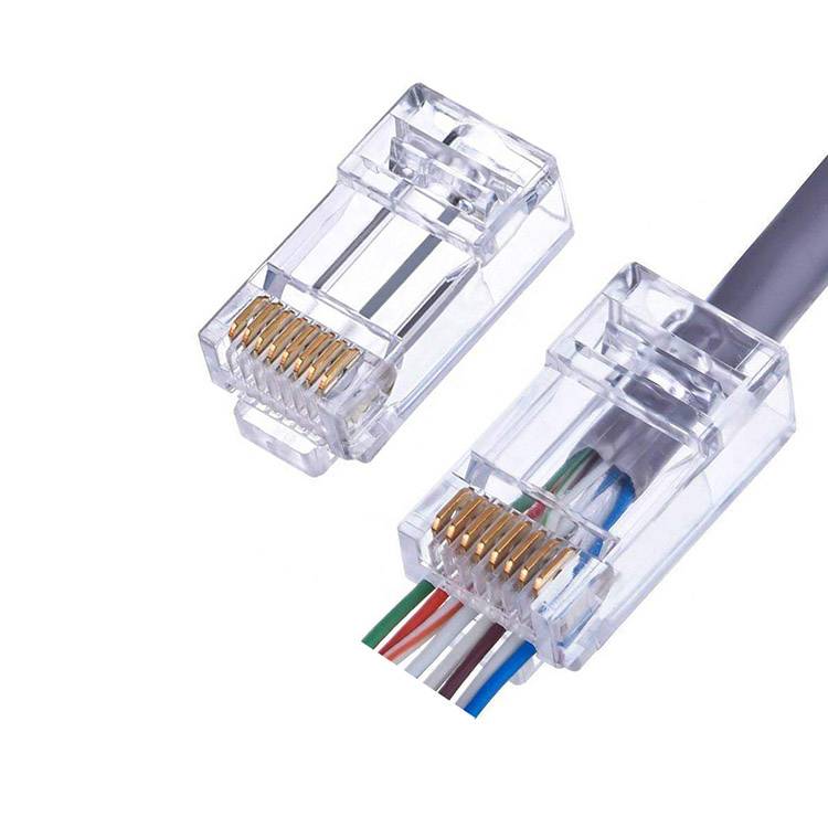 Mini Ez Utp Cat5 Cat5e Cat6 Cat6a Cat7 Cat 7 Utp Amp Ethernet Cable Network Male Rj 45 Connector Rj11 Rj45 Jack Ends With 15u